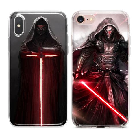 Darth Revan Star Wars Fundas Soft Silicone Phone Cases For Iphone Xs Max Xr X 7 8 6 6s Plus 5s 5