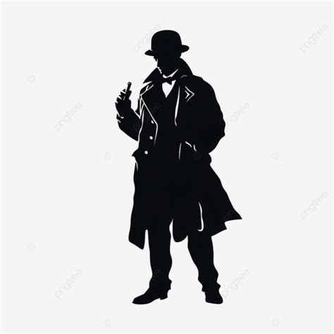 Sherlock Holmes Silhouette Sherlock Silhouette London Png