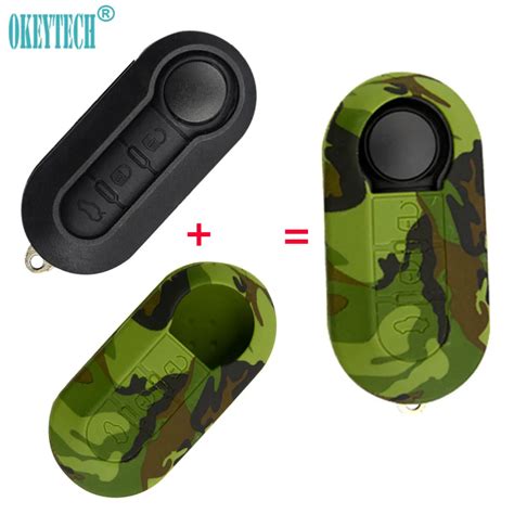 OkeyTech New Styling 3 Buttons Soft Silicone Car Key Cover Case Fit For