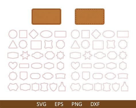 Leather Patch Svg Bundle Hat Patches Svg Leather Patch Etsy Australia