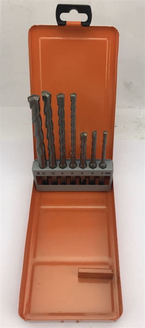 RS PRO RS PRO 7 Piece SDS Drill Bit Set For Masonry 12mm Max 5mm