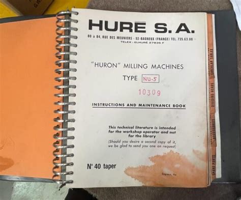 Huron Nu Milling Machine Gnp International