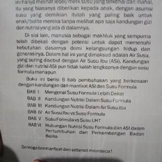 Jual Buku Asi Susu Formula Ori Buku Kandungan Dan Manfaat Asi Dan