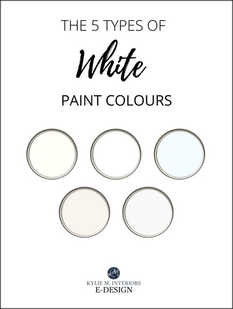 The 5 Types Of White Paint Colours Warm Cool True And More Kylie M