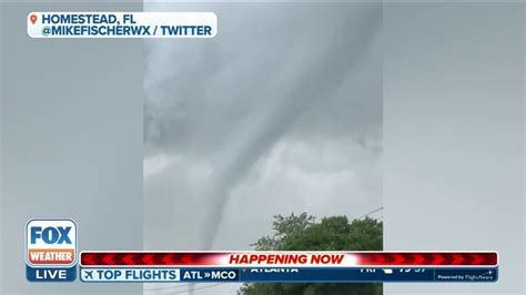 Funnel Clouds Spotted Over South Florida Latest Weather Clips Fox