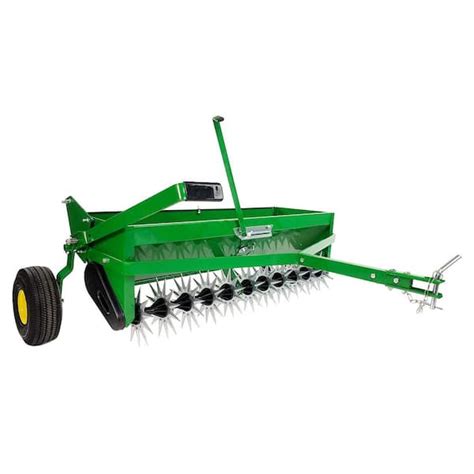 John Deere 40 In Tow Behind Combination Aerator Spreader As 40jd The