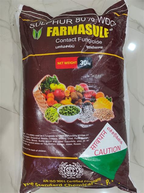 Sulphur 80 WDG Farmasulf Powder 30 Kg HDPE Bag At Best Price In Chennai