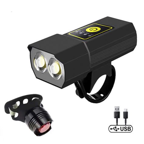 LED Eclairage de Velo Eclairage de Vélo Avant LED Vélo Cyclisme