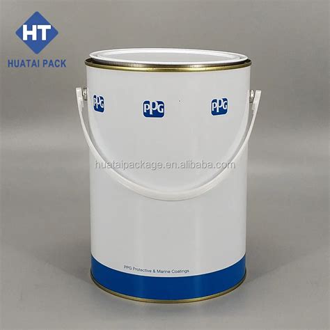 5l Empty Paint Can Paint Tin Can Tight Triple Lid Paint Pail For