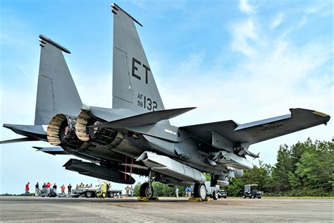 F E Strike Eagle Loaded With Five Agm Joint Air To Surface