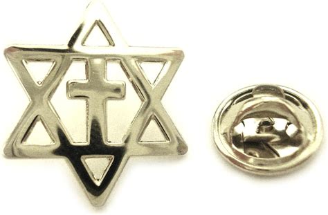 Messianic Star Of David Jews For Jesus Christians For Isreal Cross