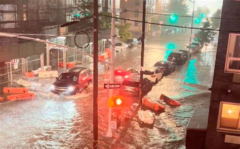 Nueva York En Alerta Por Lluvias E Inundaciones Que Afectan A Los