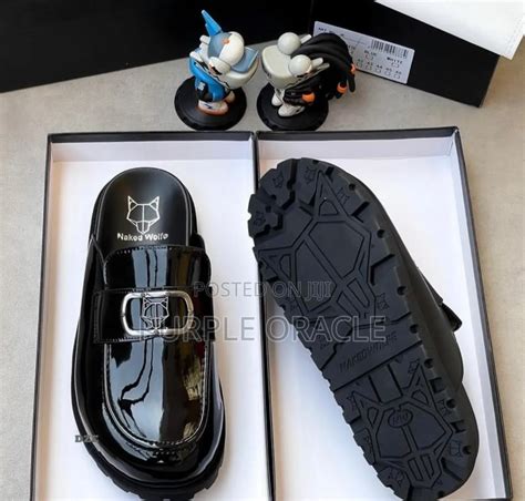 Naked Wolfe Patent Leather Half Shoes In Accra Metropolitan Shoes