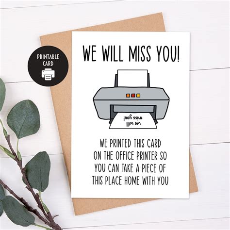 Going Away Employee Templates Goodbye Coworker Flyer Etsy
