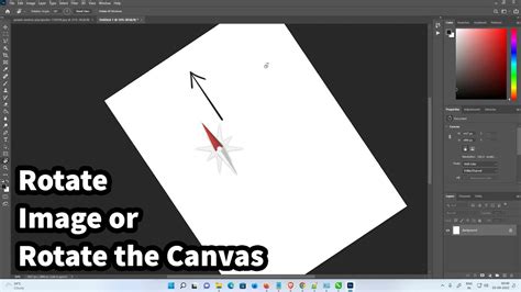 How To Rotate Image In Adobe Photoshop Rotate The Canvas Or Reset The