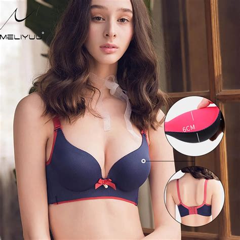 Women Bra Super Boost 6cm Thick Padded Push Up Bras Underwear Sexy Lingerie Wireless Bralette 30