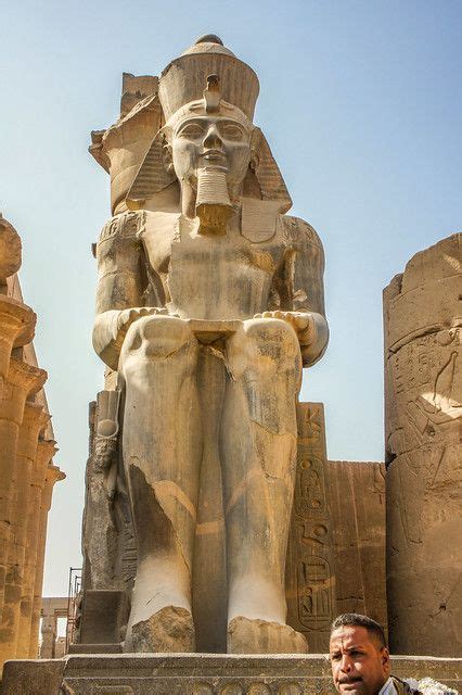 Colossal Statue Of Ramses II At Egypt S Luxor Temple Luxor Temple