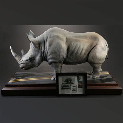 3D Rhino Display with Information Sheet | JUMANJI (1995)