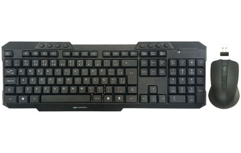 Kit Teclado Mouse Sem Fio K W10 Pilhas Inclusas C3Tech Kit