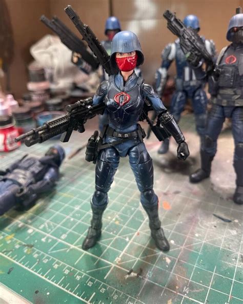 Cobra Trooper Female G I Joe Classified Custom Action Figure