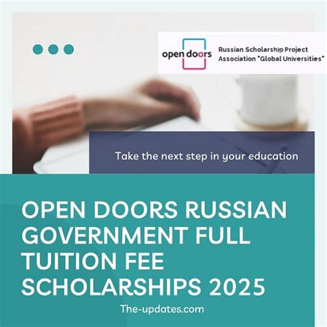 Open Doors Russian Government Full Tuition Fee Scholarships