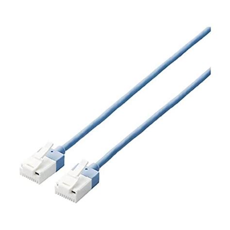 エレコム Lanケーブル Cat6a 7m ツメが折れない Cat6a準拠 スーパースリム ブルー Ld Gpasst Bu70