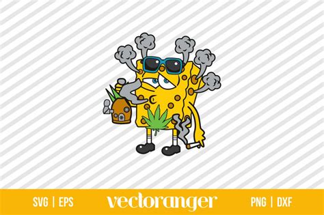 Spongebob Smoking Svg Vectoranger