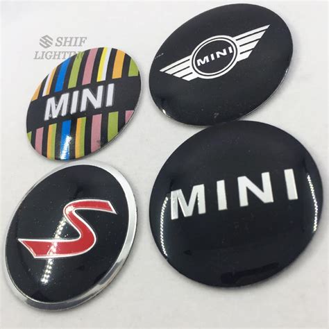 4 X 56mm Mini Cooper Logo Wheel Hub Center Caps Cover Emblem Badge