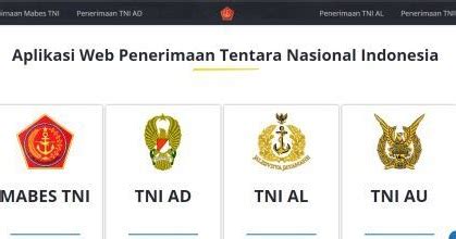 Cara Pendaftaran TNI AD TNI AL TNI AU Online Dan Langsung 2023 Id Dev