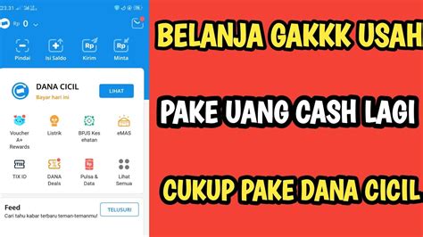 Dana Cicil Sudah Muncul 😁 Cara Aktivasi Dana Cicil Fitur Terbaru Di