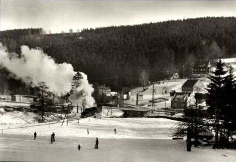 Alte Ansichtskarte Postkarte Schmalspurbahn Wolkenstein J Hstadt