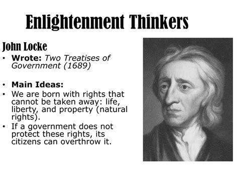 PPT - Enlightenment Philosophers and Their Main Ideas PowerPoint ...