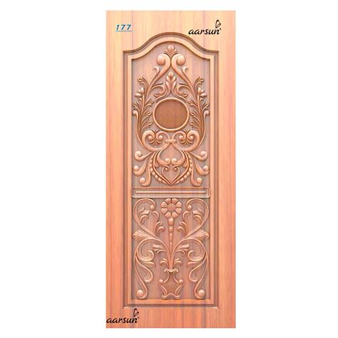 Door with Leaf Pattern-177