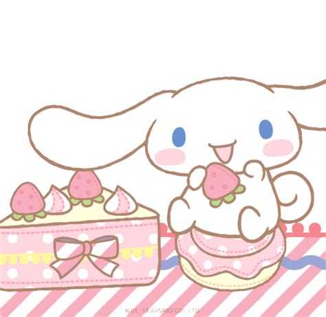 Cinnamoroll Loves Strawberry Cheesecake Cute Cinnamoroll 500x500