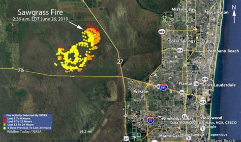 Map Of Florida Panhandle Wildfires | Maps Of Florida