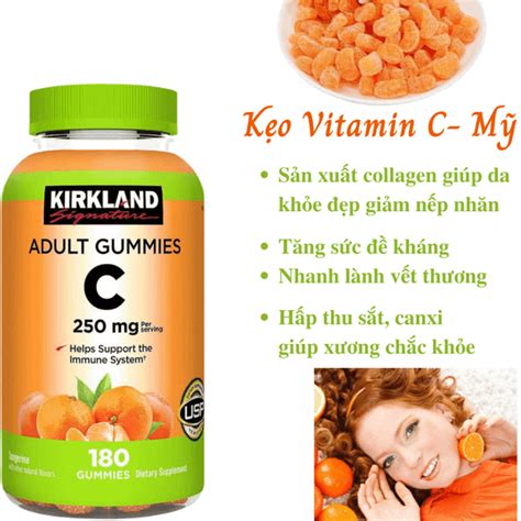 K O D O Vitamin C Mg Kirkland Si U Th Luxy