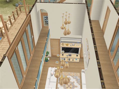 Sims FreePlay Beach House Mezzanine Room Design 🌴 in 2024 | Sims freeplay houses, Sims house ...