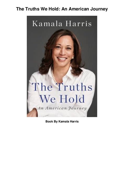 Pdf The Truths We Hold An American Journeyfullaccesby Kamala Harr