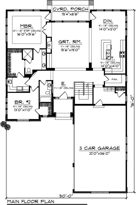 2 Bedroom Ranch House Plans : Filter split bedroom house plans.