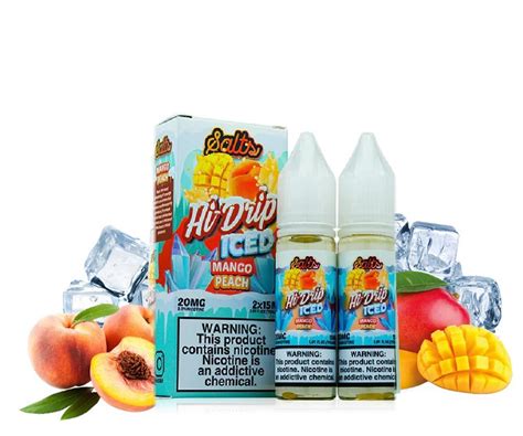 Hi Drip Iced Mango Peach Xoài Đào lạnh 30ML 50MG Vape 92 Store