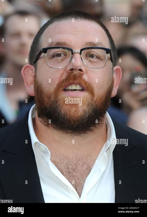 Nick Frost Arriving At The World Premiere Of The Worlds End Empire