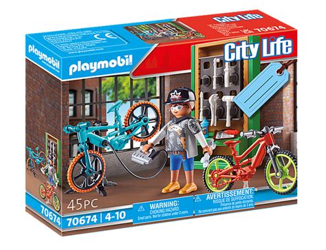 Playmobil Set 70674 Bike Workshop Gift Set Klickypedia