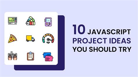 10 Javascript Project Ideas My First Video With Voice YouTube