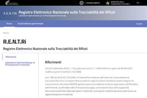 Rentri Registro Elettronico Rifiuti