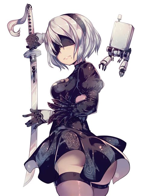 73890 Not Furry Safe Artist Parororo 2b Nier Automata Android