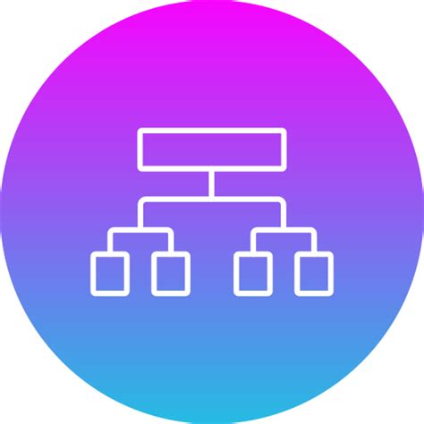 Hierarchical Structure Generic Gradient Fill Icon