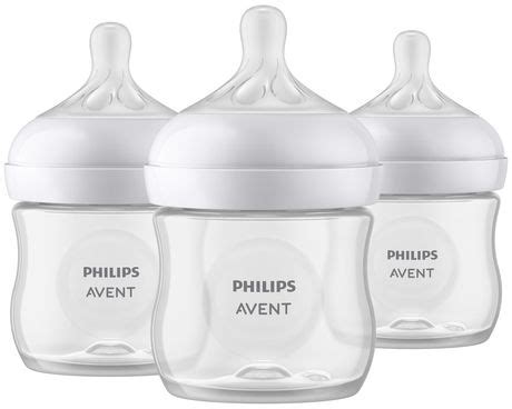 Philips Avent Natural Baby Bottle With Natural Response Nipple Clear