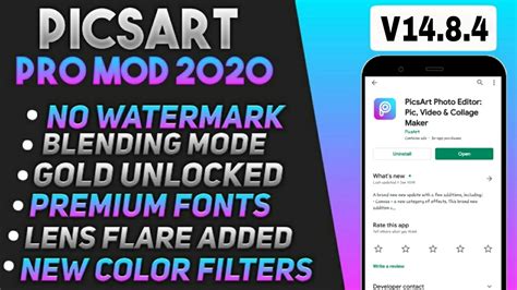 How to download Picsart Gold Premium apk 2020 | Picsart Mod apk ...