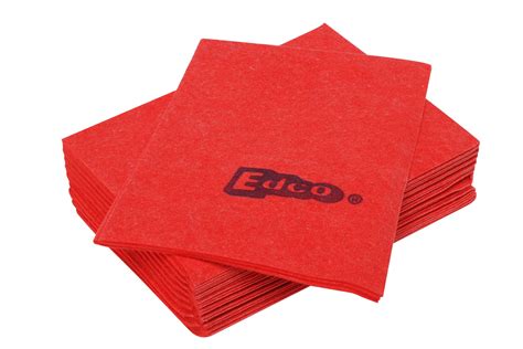 Edco Merritex Heavy Duty Viscose Cloth 10pk Red Asterix Wholesale