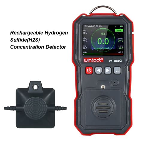 Wintact High Hydrogen Sulfide Meter Professional Portable Hydrogen